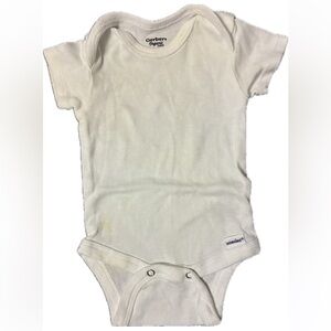 💎$2💎 Gerber Organic White Onesie Baby boy Baby Girl